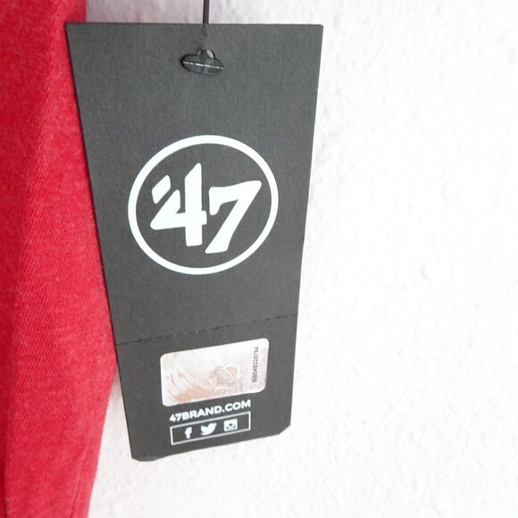 OTTAWA SENATORS Hockey T-Shirt '47 Size S Red Short Sleeve - Picture 4 of 5